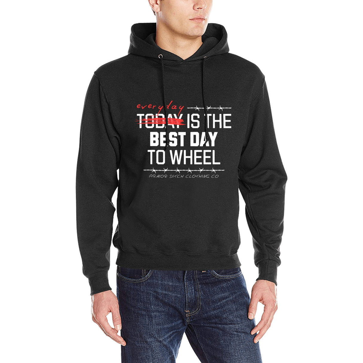 Best Day to Wheel T-shirt Men's 100% cotton