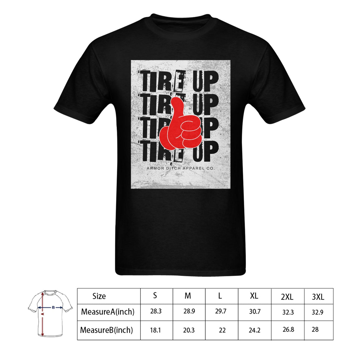 Tire UP T-shirt 100% Cotton
