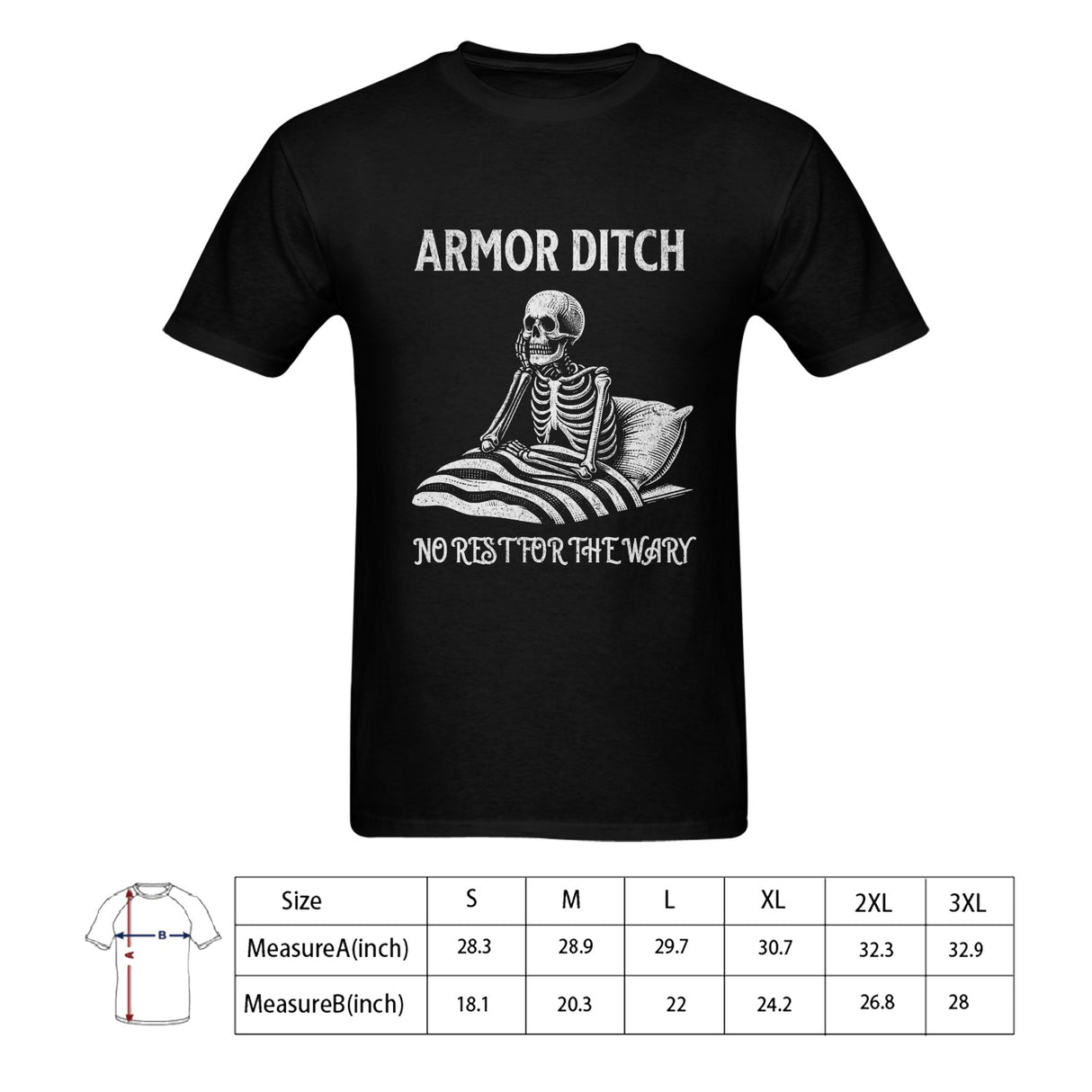 No rest for the wary T-shirt 100% Cotton