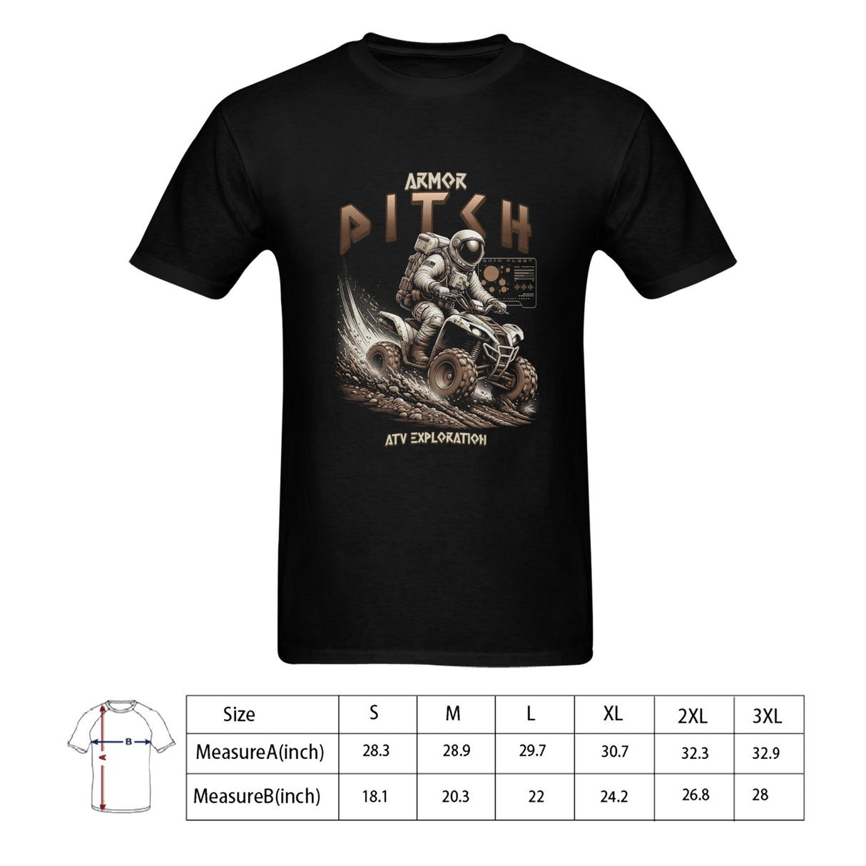 Men's Armor Ditch Explorer T-shirt 100% Cotton