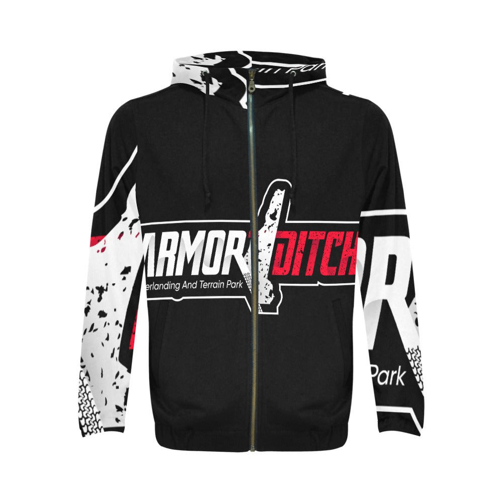 Armor Ditch Team Abstract Zip Hoodie