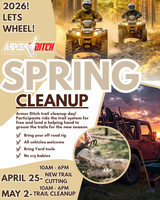 Spring Cleanup 2026 / April 25th & May 2nd / Bring your yard tools!
